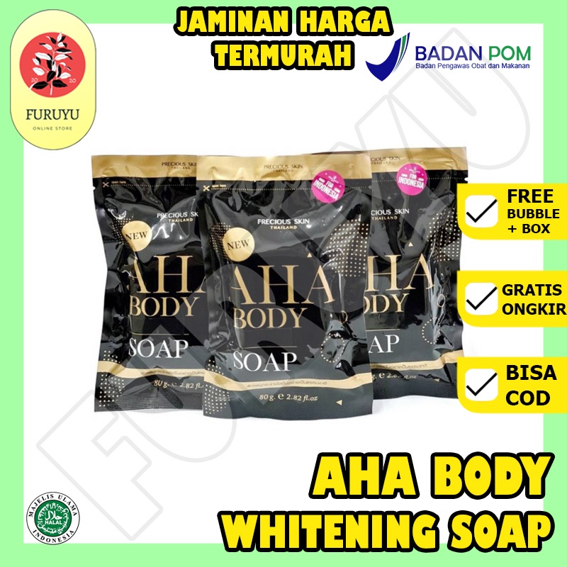 Precious Skin AHA Body Booster Whitening Soap Sabun Pemutih Badan Original BPOM