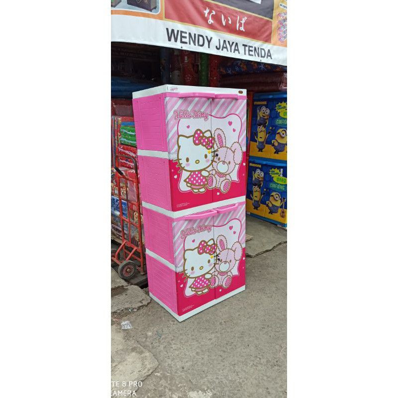 NAIBA Lemari pakaian karakter jumbo