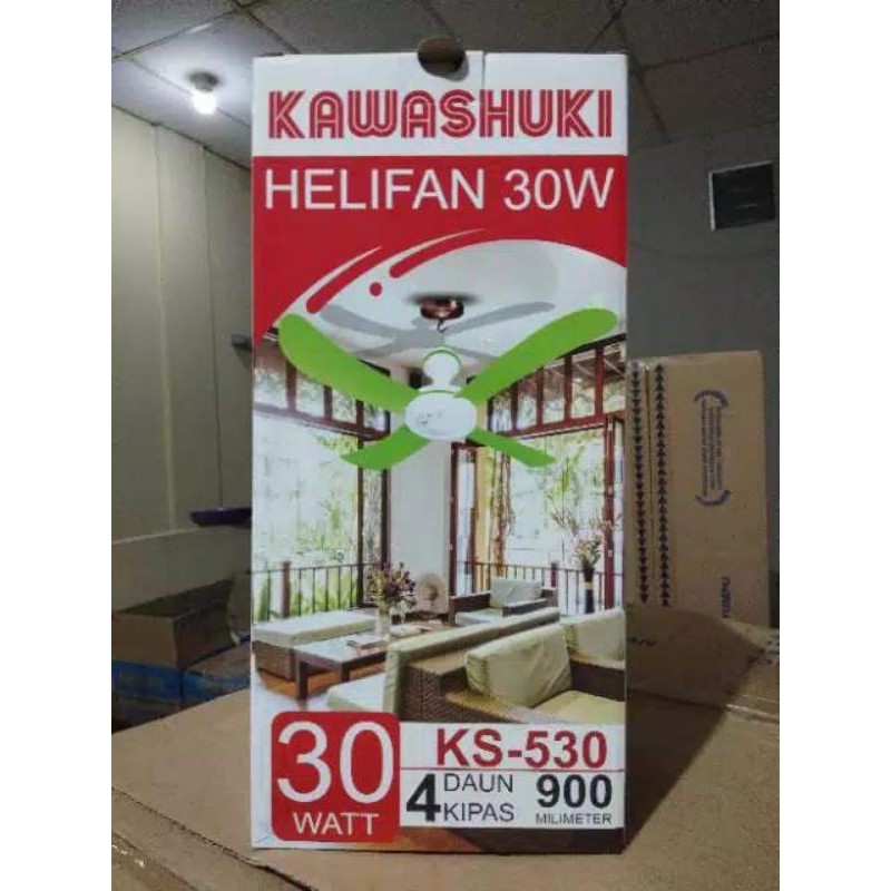 Kipas Angin Gantung Baling 4 Kawashuki 15w/15 Watt  20w/20 Watt &amp; 30w / 30 Watt