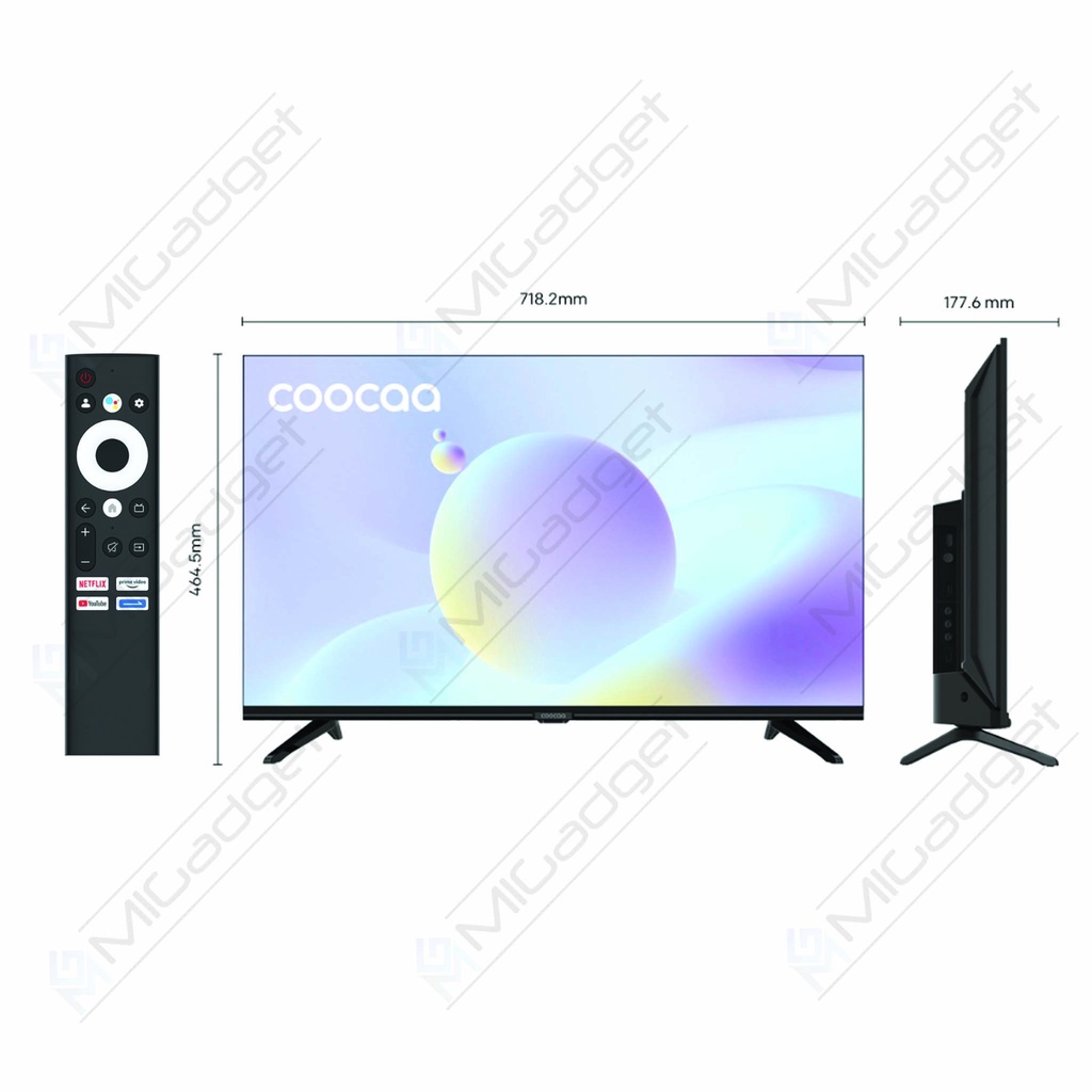 LED TV Coocaa 32Z72 - 32 Inch 720p HD Smart Android LED Google TV