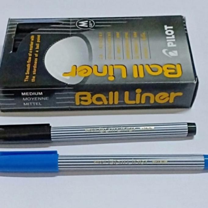 

pulpen pilot ball liner 0.8 / pulpen tanda tangan perlusin - hitam