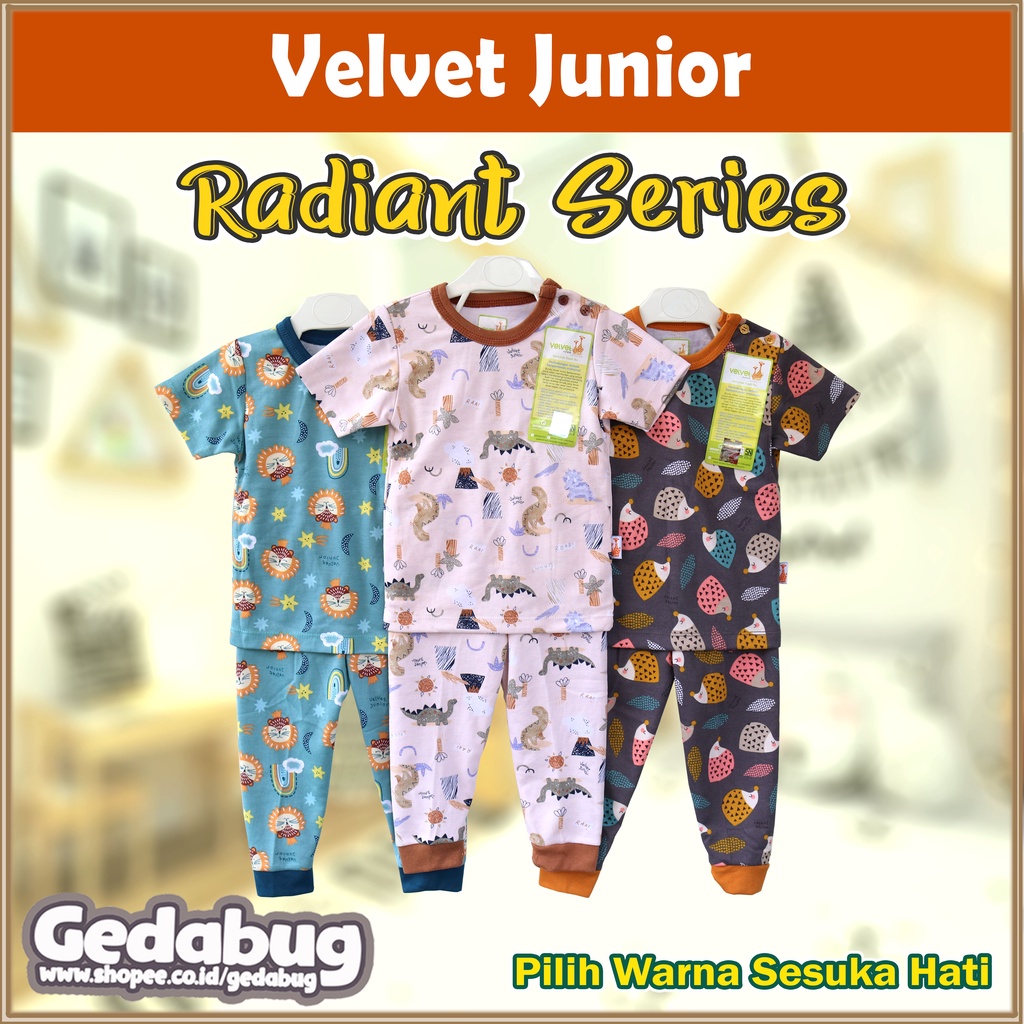 Setelan Velvet Junior Radiant CPR | Setelan Piyama Anak Motif Terbaru 100% Ori