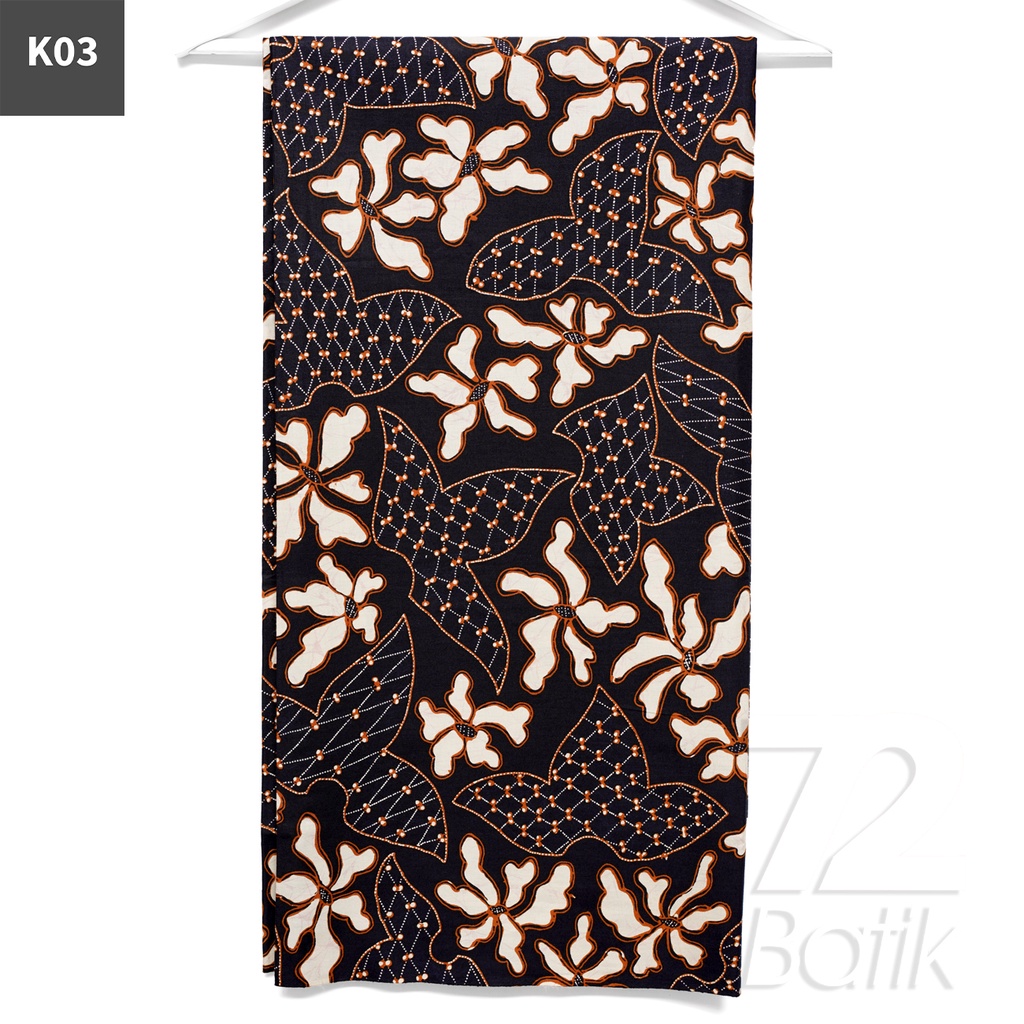 KAIN BATIK PREMIUM Bahan Katun Motif Daun Singkong Warna Biru 721544 Cap 72 Jarik Jarit Samping Kebat Panjang Batik Katun Modern Premium Bahan Seragam Batik Pernikahan Kantor Keluarga Murah Kamen Jadi Batik Bali Lembaran