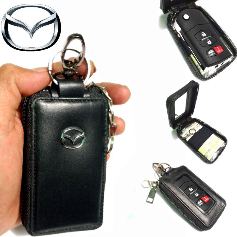 dompet selimut keyles mobil Mazda full kulit dompet STNK mobil