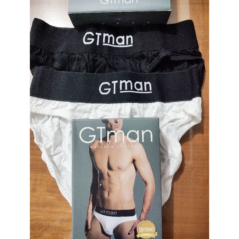 CD GT MAN GTKB 01  2 PCS /  CELANA DALAM PRIA KARET BOXER / ORI