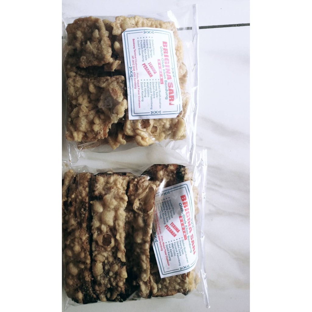 

Oleh-Oleh Khas Bandung Tempe Goreng 1/4kg