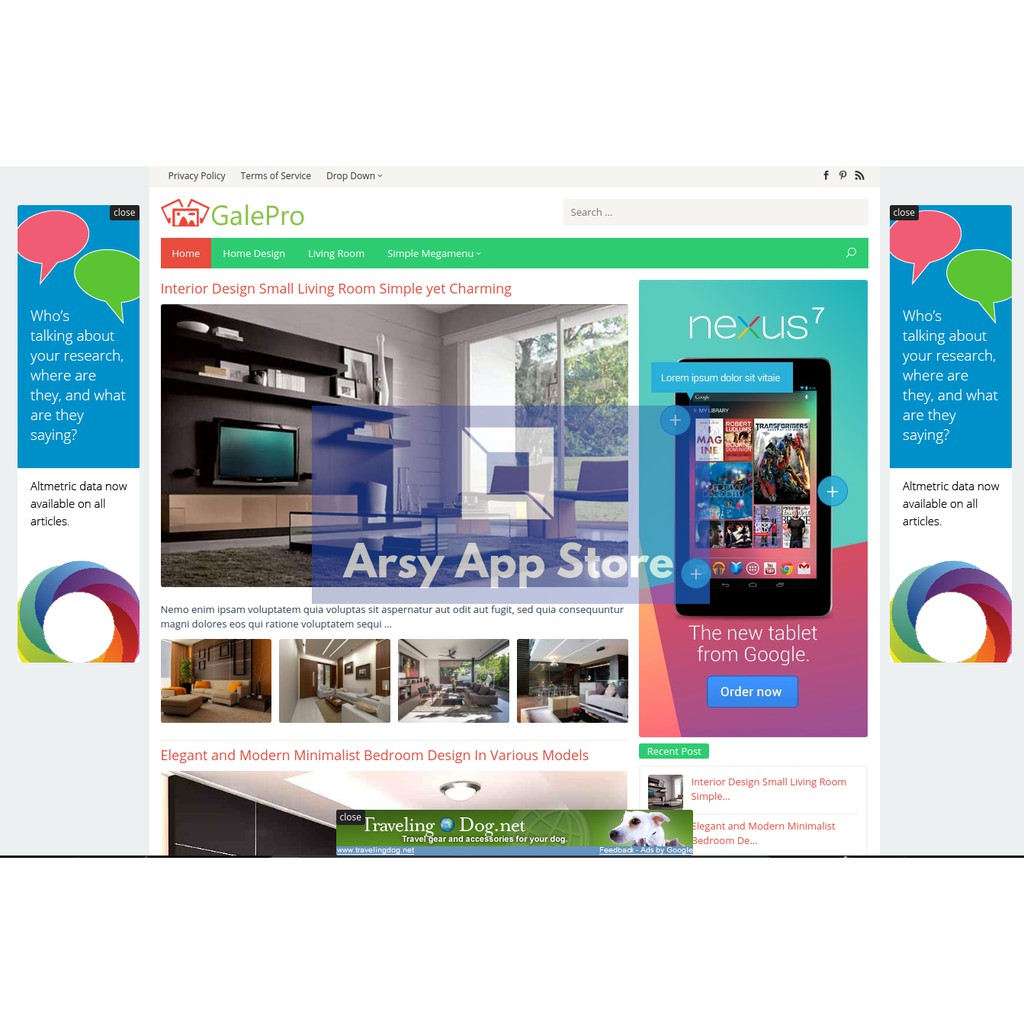 Template Wordpress Galepro