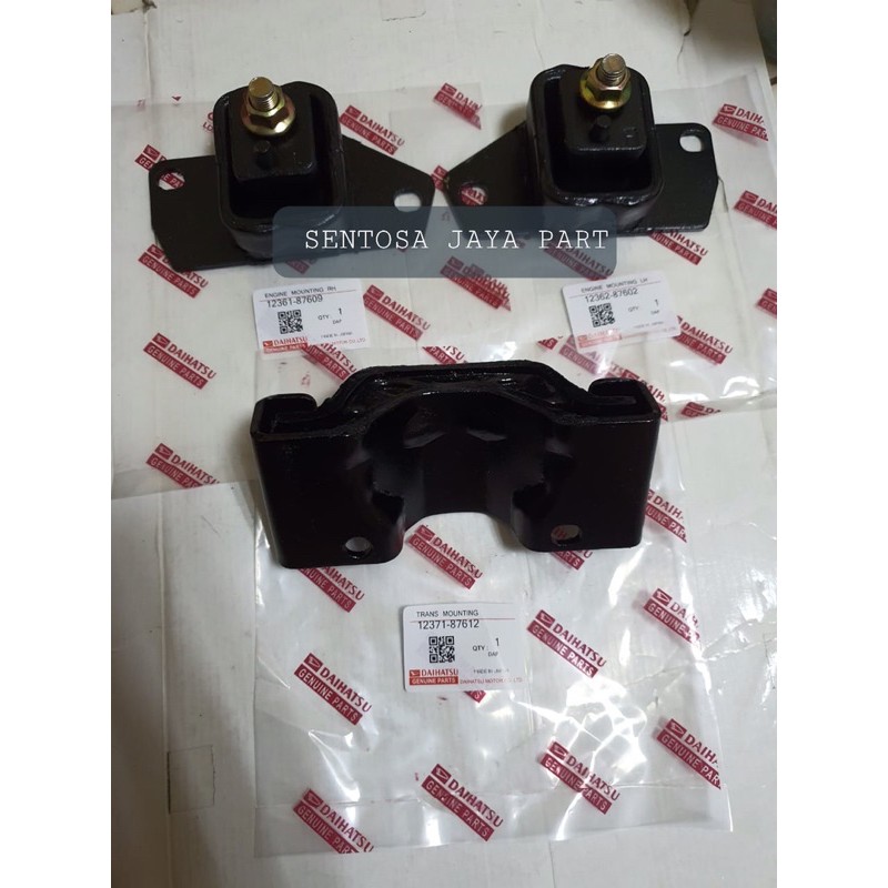 ENGINE MOUNTING TARUNA DEPAN BELAKANG 1SET 3PC ORIGINAL