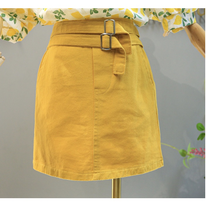 babyfit &lt;7thn LEMONADE SKIRT baju setelan blus katun dengan rok pinggang karet al-0522r