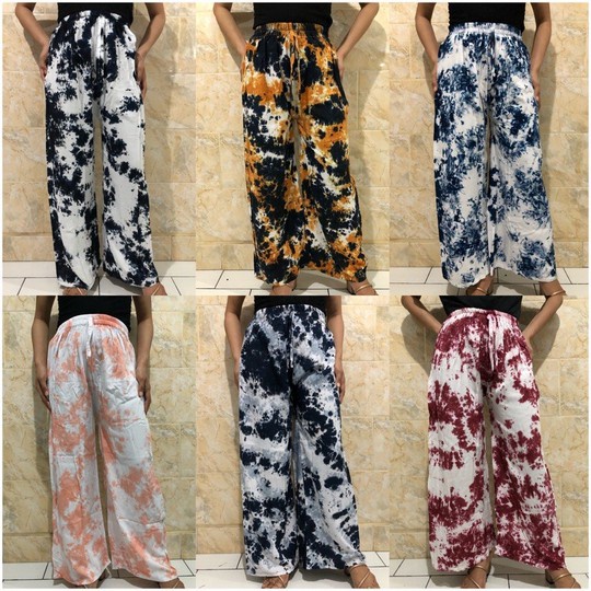 ice cream | Kulot Tie Dye | Celana Kulot Tie Dye - Smoke