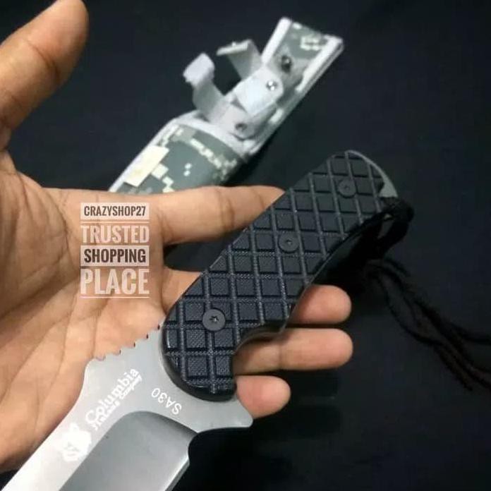 Belati Columbia Sa30 Belati Berburu Belati Outdoor