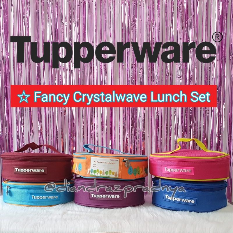 Fancy Crystalwave CWL Tupperware Lunch Set