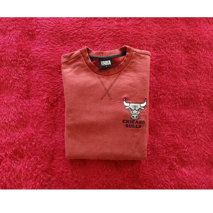 Crewneck NBA CHICAGO BULLS Maroon second Full Tag