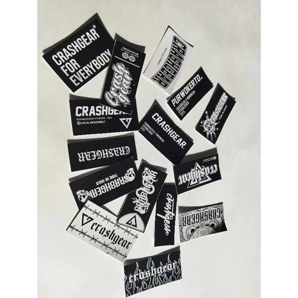 

STICKER PACK CRASHGEAR isi 3pcs