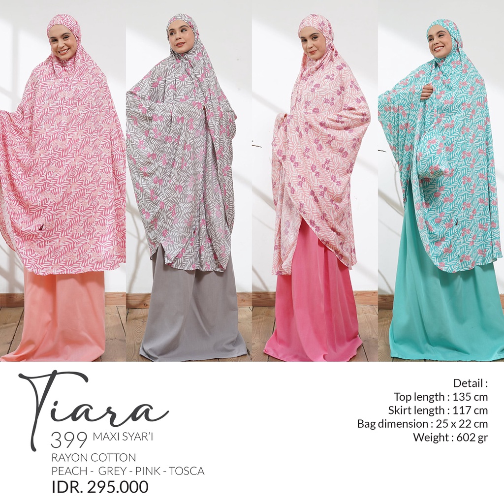 Tatuis Tiara 399 Mukena Jumbo Cotton Rayon Motif