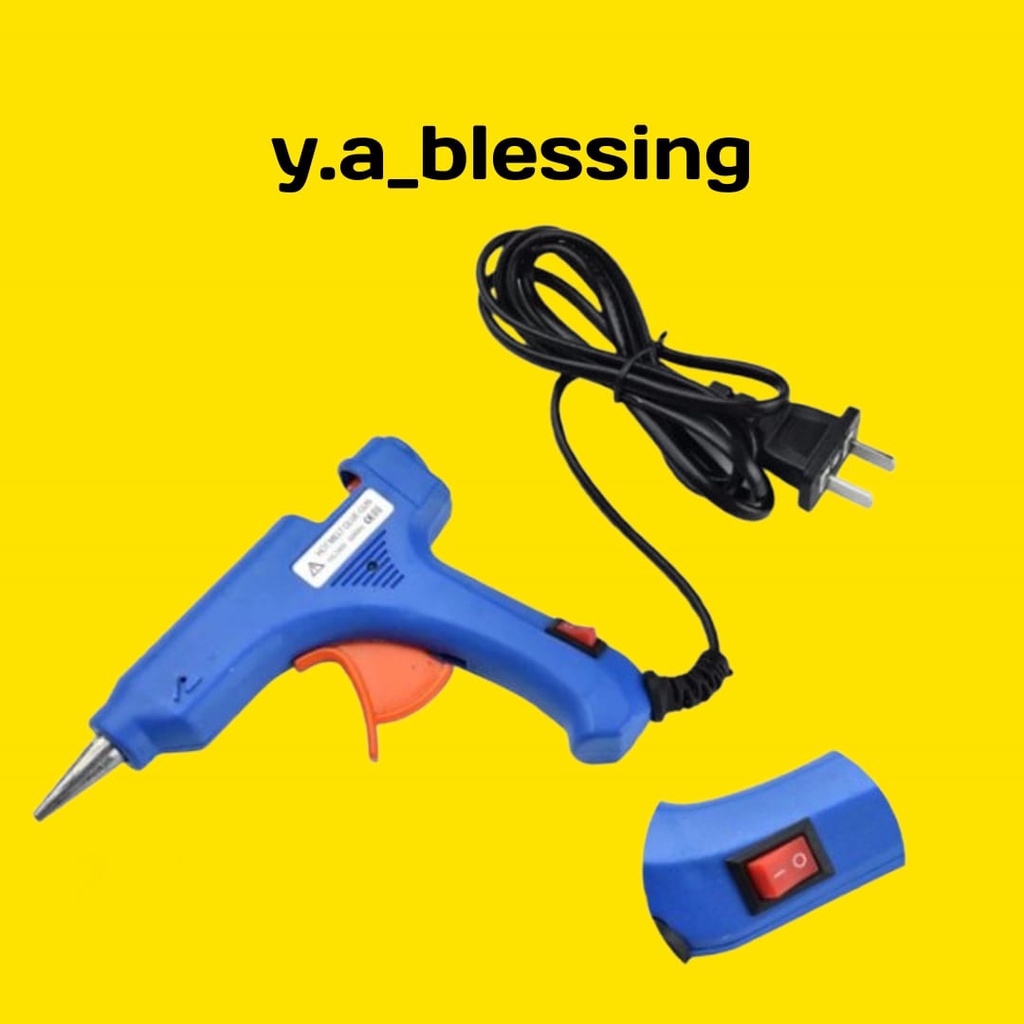 

Hot Melt Glue Gun Lem Tembak SAKLAR ON-OFF 20 Watt 20W 80W Watt - Alat bantu lem tembak
