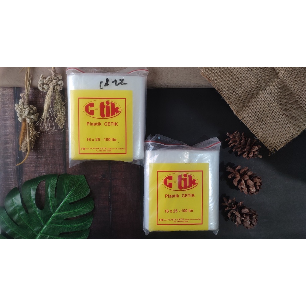 Plastik Klip Cetik 16x25 Plastik C-tik Berkualitas Ukuran 16 x 25 Serbaguna