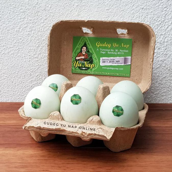 Paper Egg Tray / Tray Telur Kertas isi 6 Butir isi 25