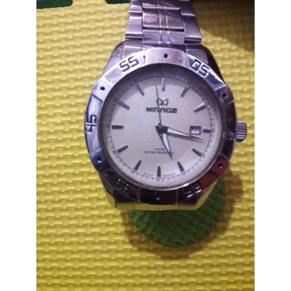 jam tangan pria .jam tangan pria jam ori.normal ada tgl.jam mahal jam kuno jam antik MIRAGE.