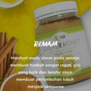 free sendok  kayu  ulir MADU  MURNI CLOVER HONEY HDI 