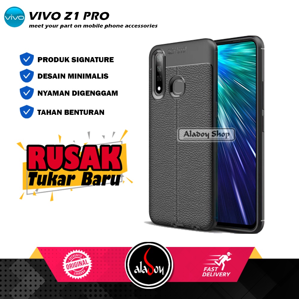 Case VIVO Z1 PRO Ultra Slim Auto Focus Leather Premium Softcase