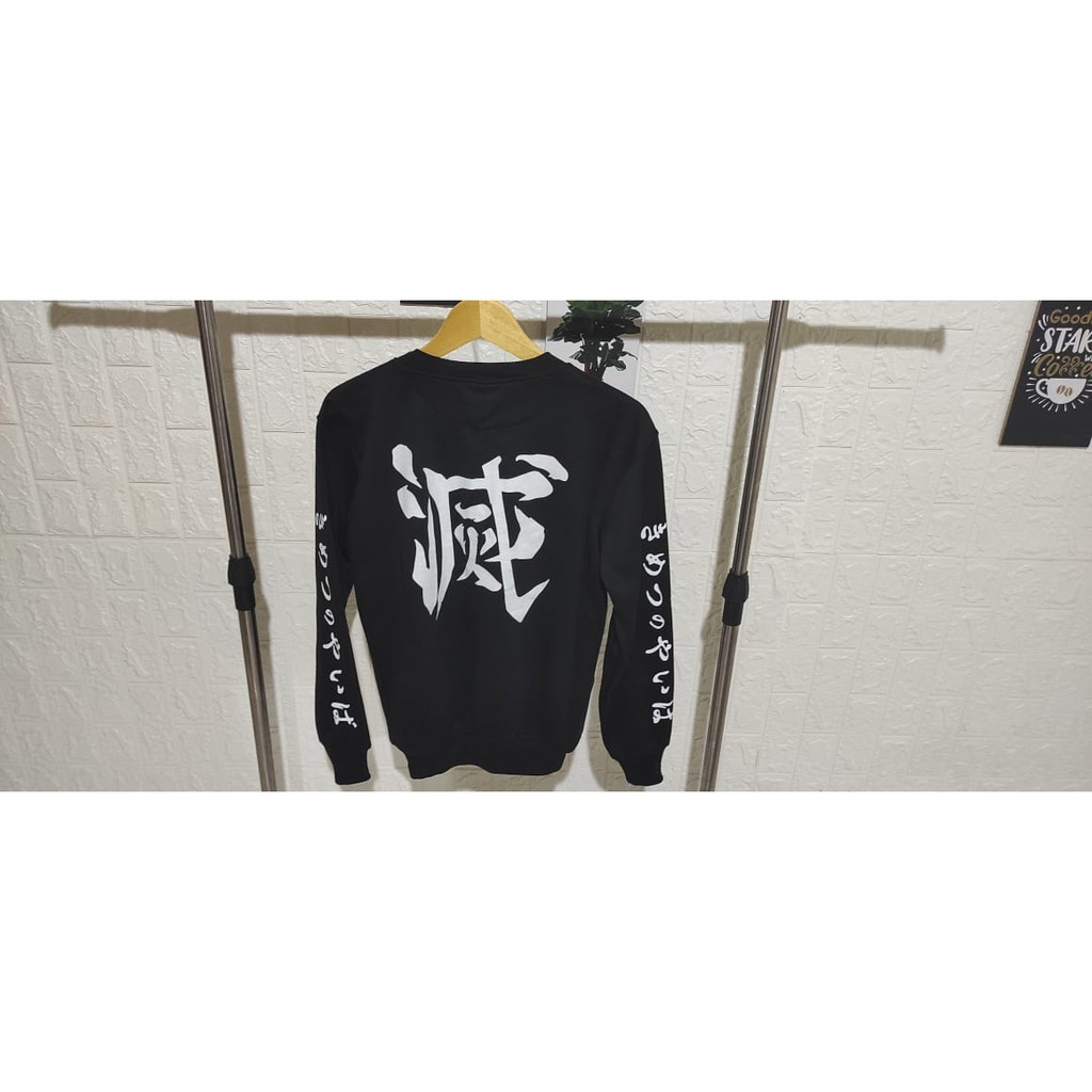 Sweater Crewneck KIMETSU NO YAIBA Terbaru / Sweater Pria Wanita Motif Jepang