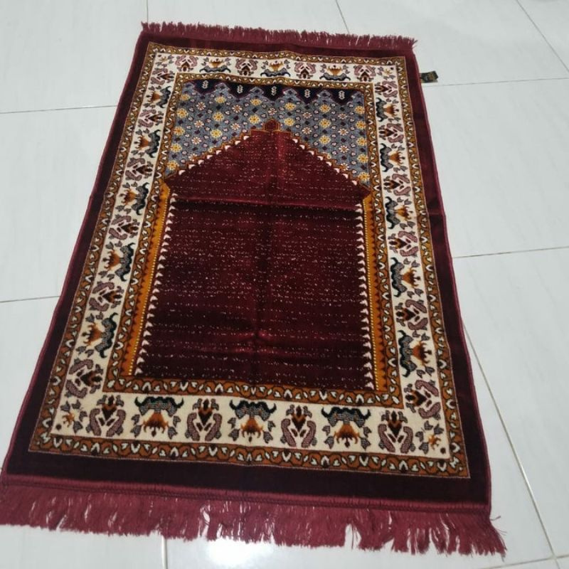 Sajadah akbar premium, tebal, motif terbaru uk 70×110 exclusive