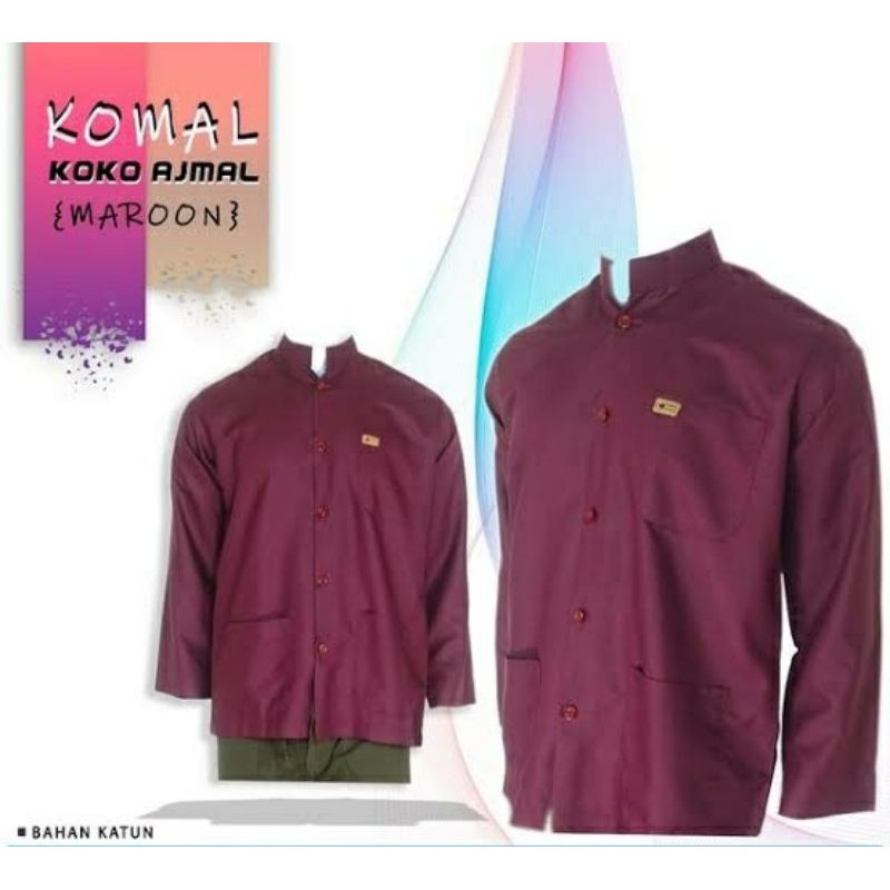 KOKO AJMAL DEWASA MERAH MAROON