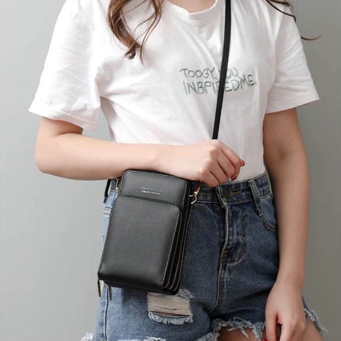 Sling Bag Wanita Hp Selempang Wanita Perempuan Remaja Mini Kekinian Model Korea F7A9 Tas vintage Sal