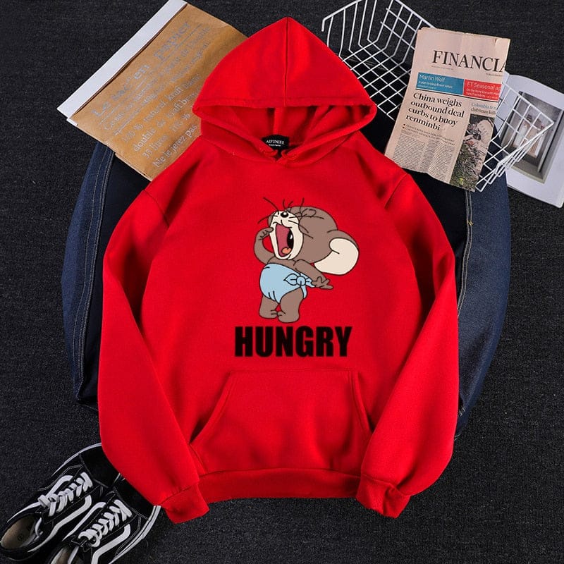 HUNGRY Sweater Hoodie II Jumper hoodie HUNGRY  Sz M-XL ( Pria &amp; Wanita )