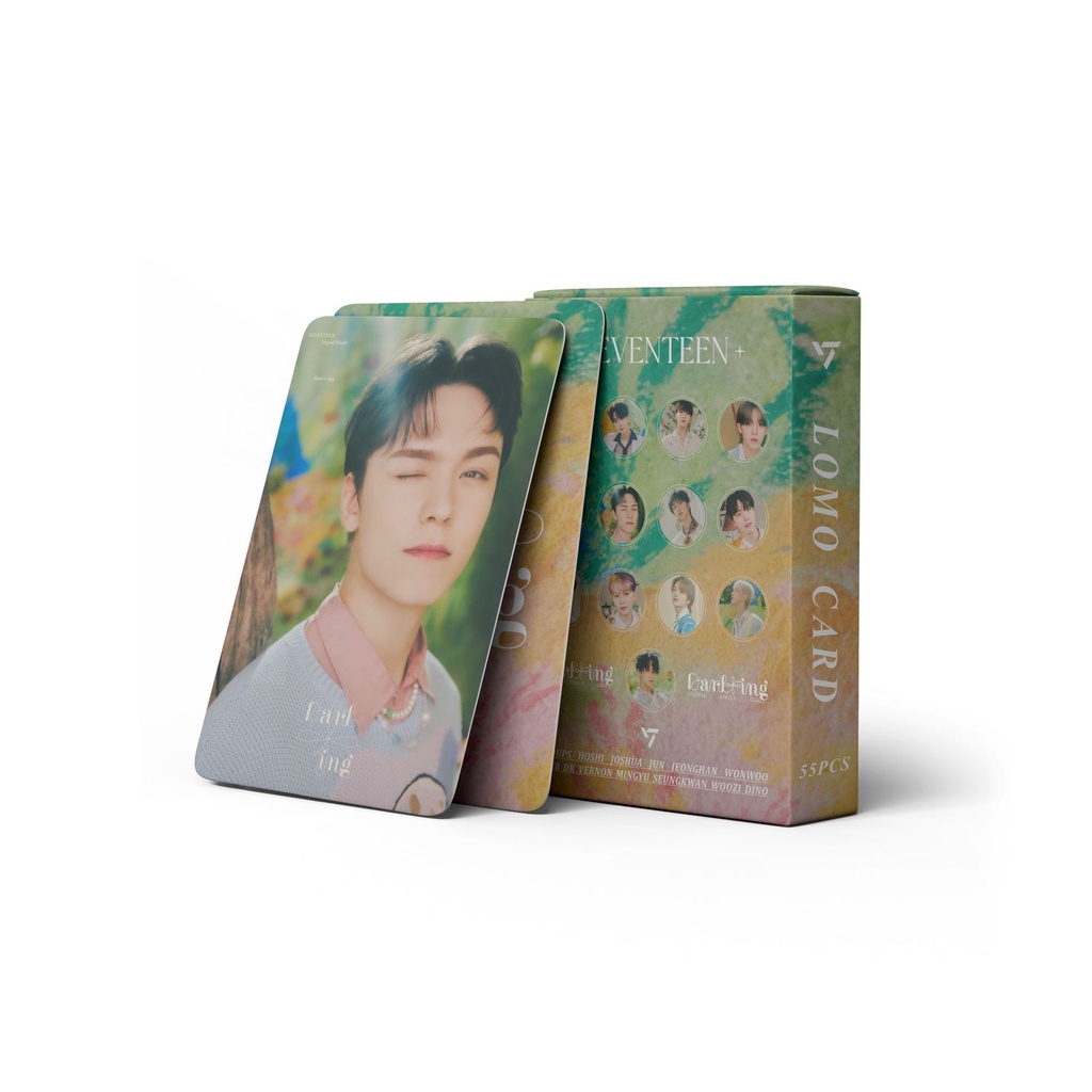 54pcs Kartu Pos Lomo Foto Seventeen Bahasa Inggris