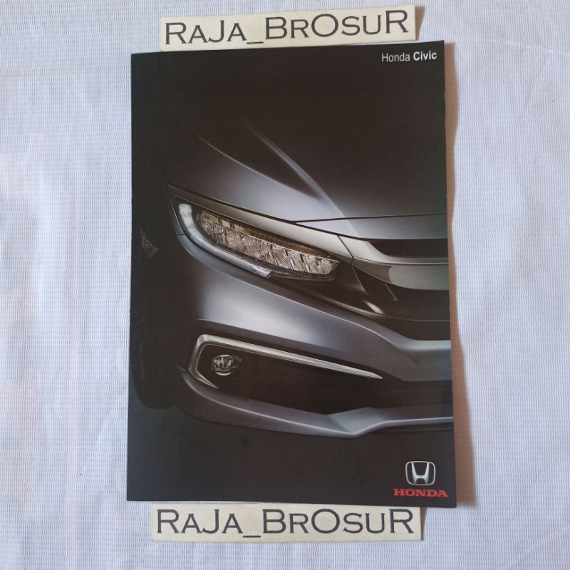 Poster brosur leaflet Honda Civic Turbo 2021