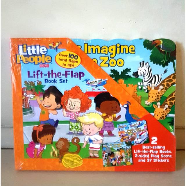 Little people lift the flap book set