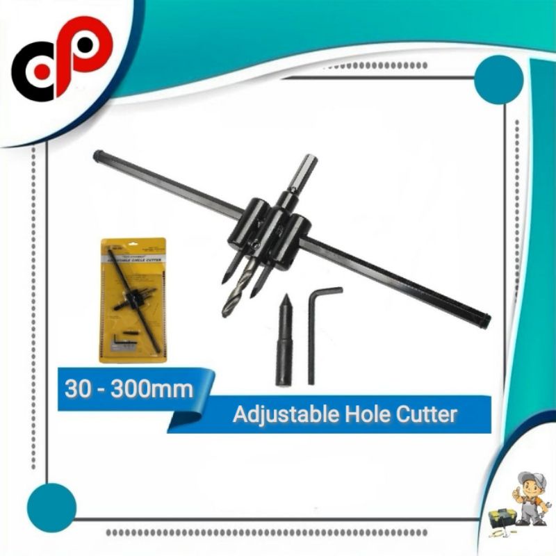 

Adjustable Hole Cutter 30 - 300 MM