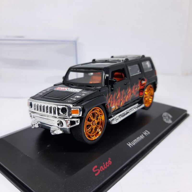 Diecast Saico Miniatur Mobil Jeep Hummer H3