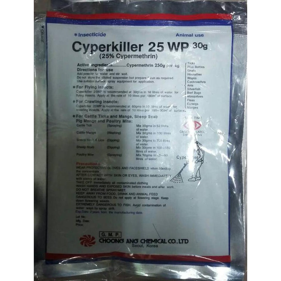 CYPERKILLER 25 WP ISI 5 BUNGKUD -Original