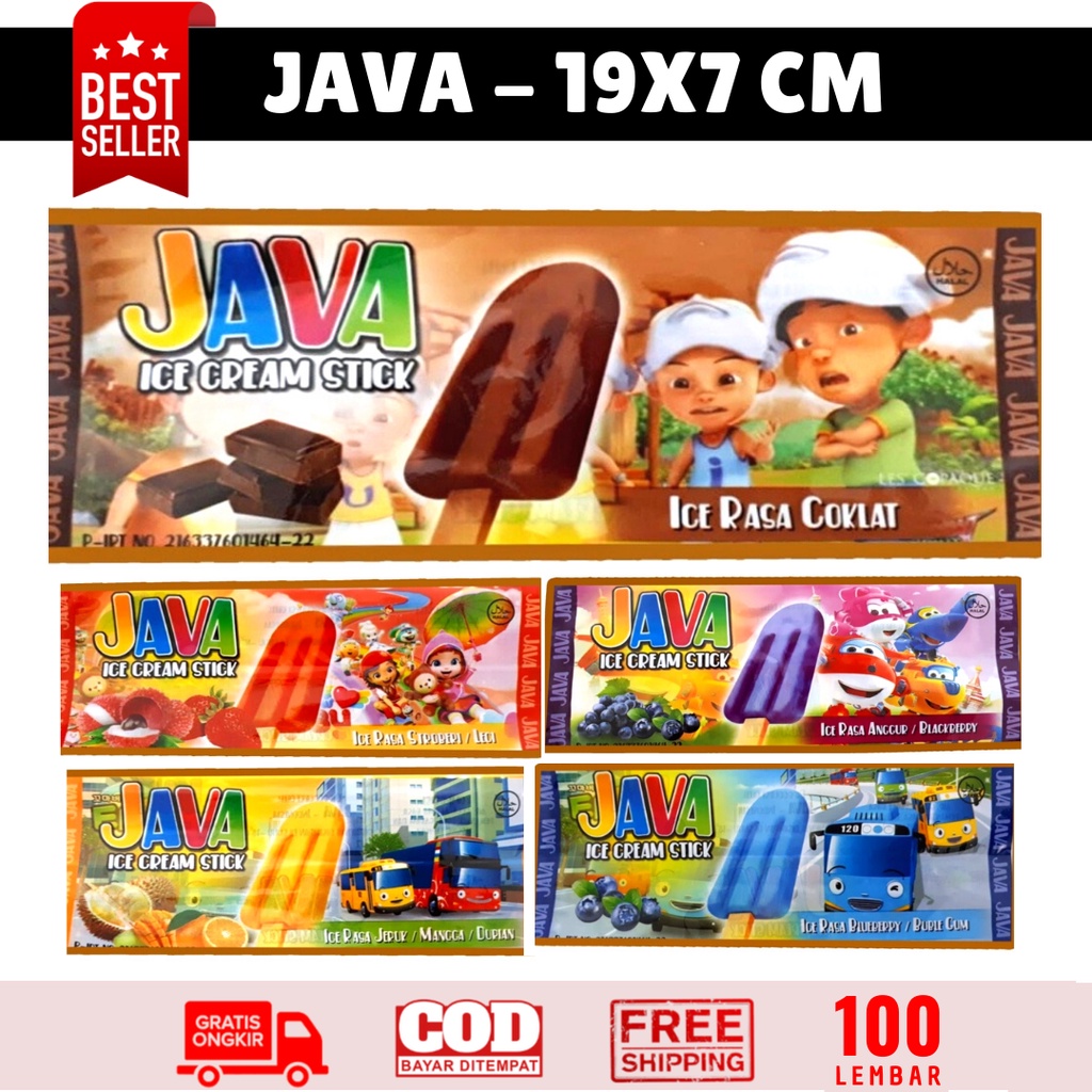 KEMASAN ES KRIM STICK BUNGKUS PLASTIK ES LOLY ROKSI