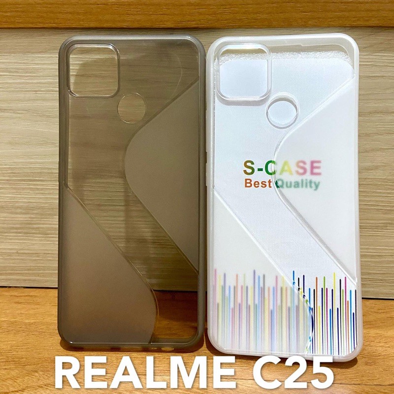 REALME C25 TPU CASE CRYSTAL SOFT CASE LENTUR REALME C25