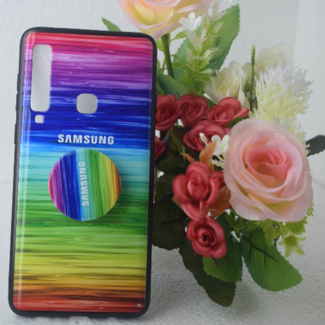 Case + Pop socket Samsung A9 2018