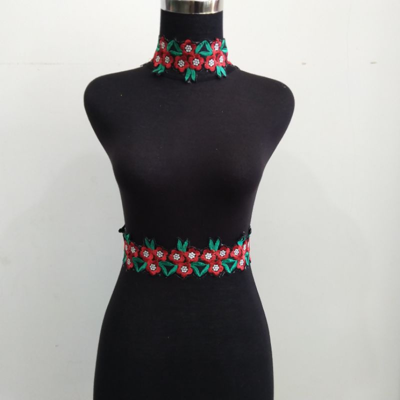 Renda Bordir | Renda kebaya | Renda gaun | Renda Meteran