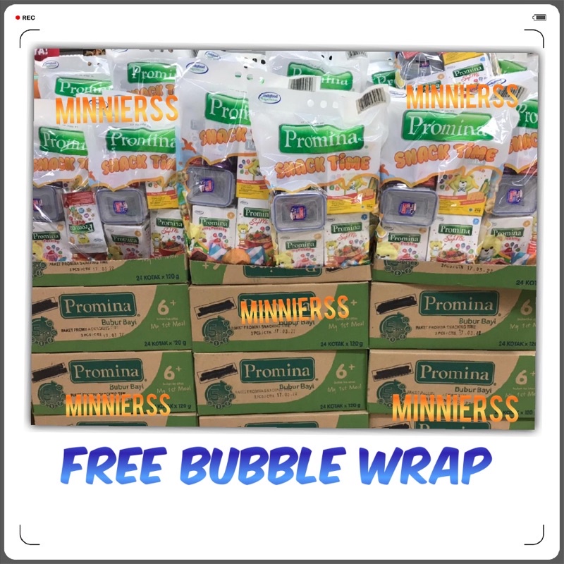 Promina Snack Time set 6/ Cemilan Bayi sehat Shopee Indonesia