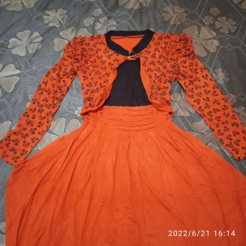 Gamis wanita bekas / Preloved bahan kaos adem