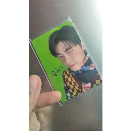 Photocard Hanbin Wink Official (Waterfall) Bonus ID card