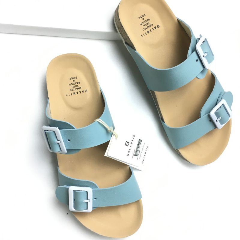 Sandal Sendal Selop Santai Cantik Wanita Cewek Teplek Slobong Rainbow Ukuran 35 36 Ready Big Size 41