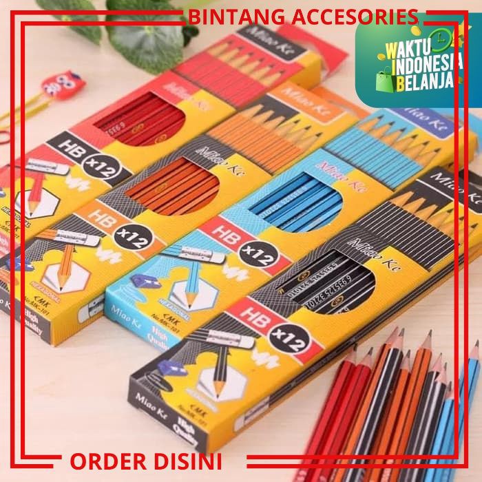 

W694 PENSIL HB ISI 12 PCS ALAT TULIS KANTOR SEKOLAH ATK