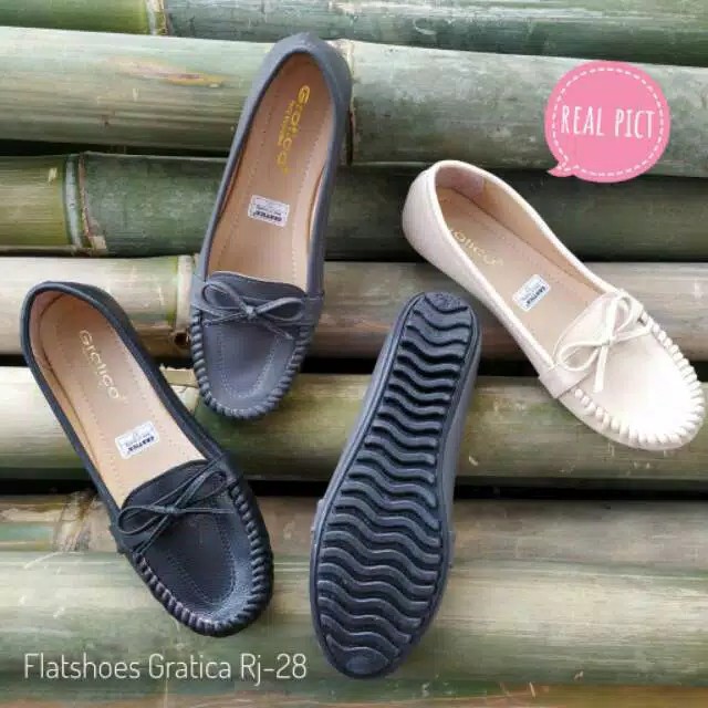 Gratica Sepatu Wanita Rajut Mocasin Flat Shoes RJ 28