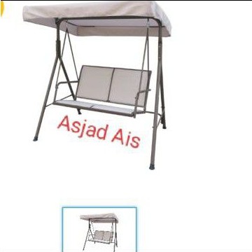 AYUNAN BESI DEWASA - KURSI TAMAN - SWING CHAIR 2SEATER