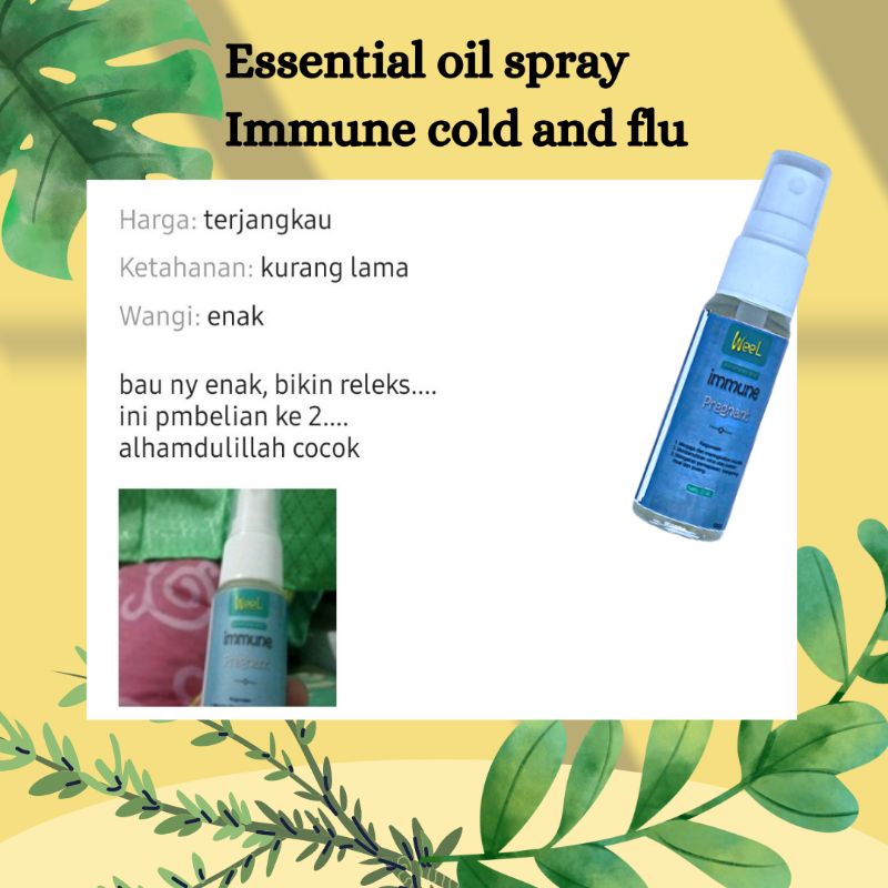 Essential oil Weel Immune Pregnant ( ibu hamil)