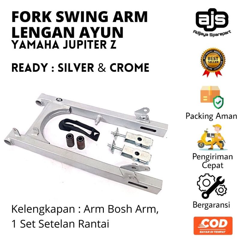 Fullset Fork Swing Arm Arem Lengan Ayun Variasi Motor Yamaha Jupiter Z ZR Zr Z1 Burhan Burung Hantu 