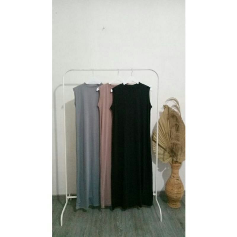 Maira_officialstore! Manset Gamis Kaos Buntung (Tanpa Lengan) Gamis Lekbong Dalaman Gamis Buntung